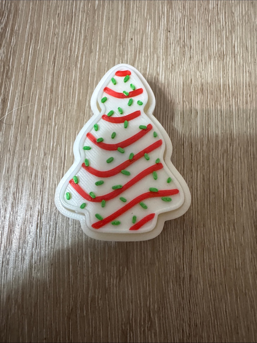 Christmas tree cake 3d fidget clicker